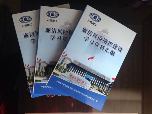 公司《廉潔風險防控建設學習資料匯編》正式印發(fā)