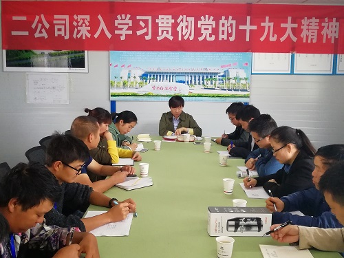 公司領導到項目講黨課