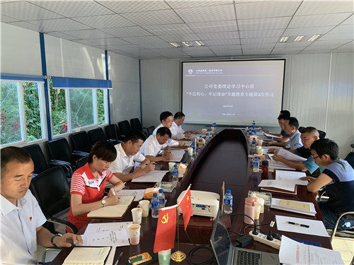 “不忘初心、牢記使命”主題教育—公司領導班子召開調(diào)研成果交流會