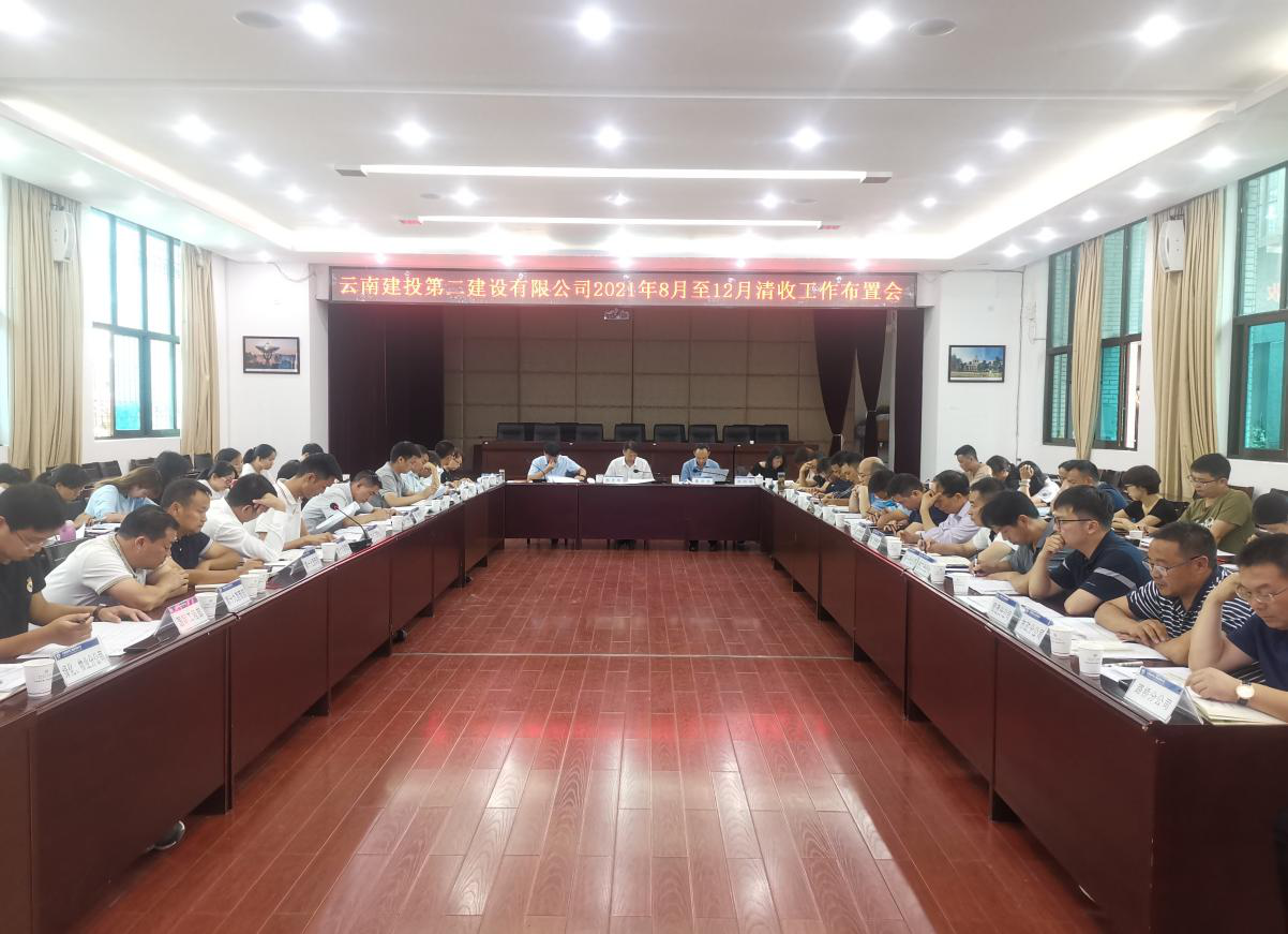 【公司動(dòng)態(tài)】公司召開(kāi)2021年8月至12月清收工作布置會(huì)