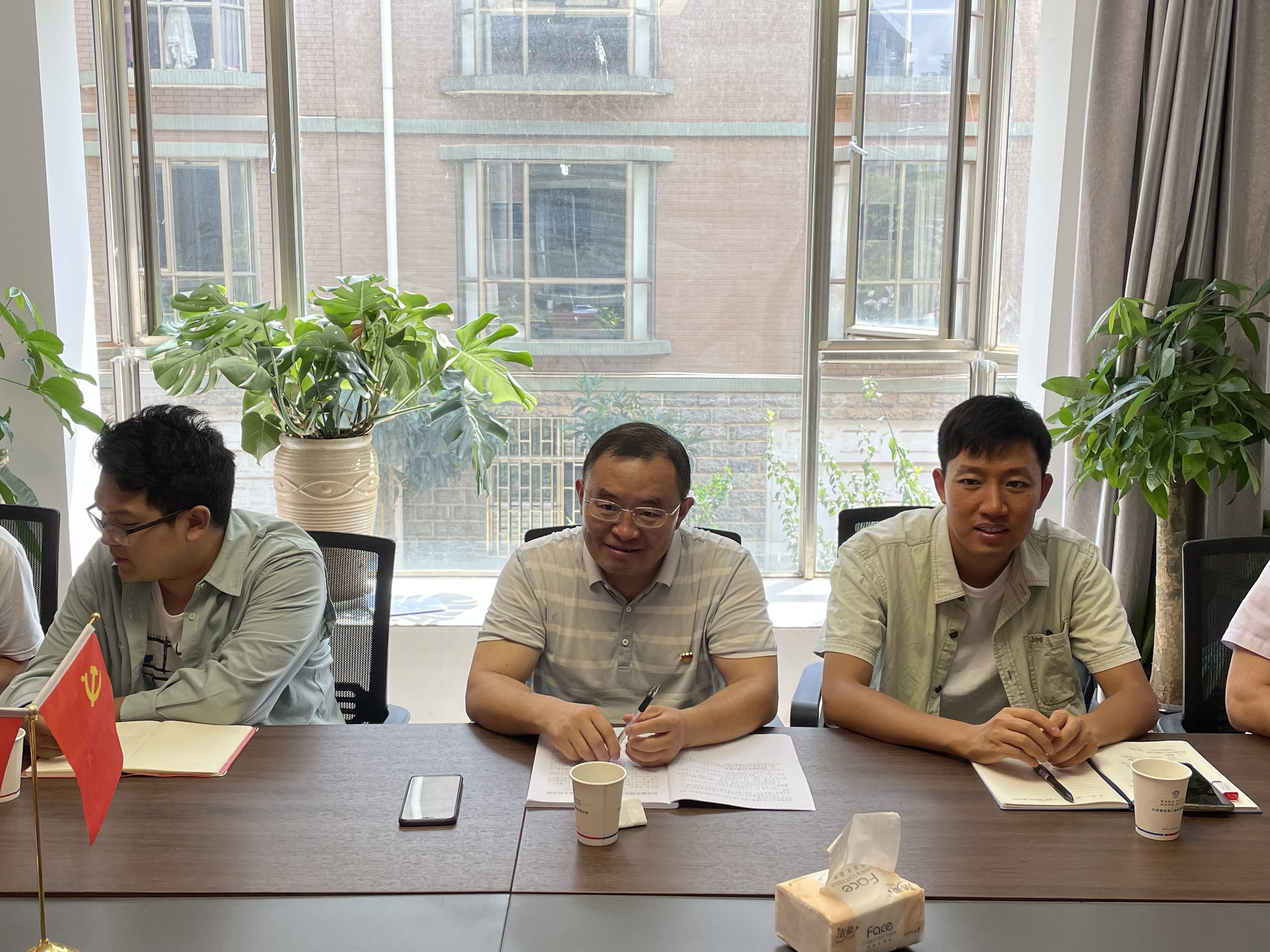 【學史悟思】公司領導為分管單位黨支部講黨課