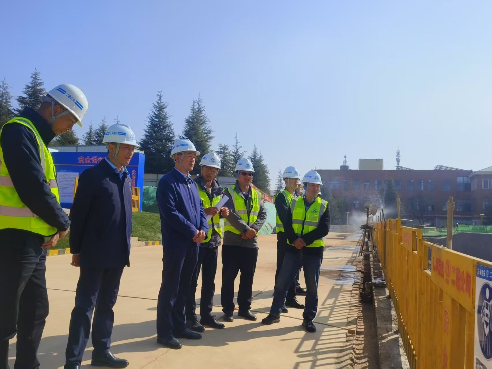 【公司要聞】孫道光到公司在建項目調研
