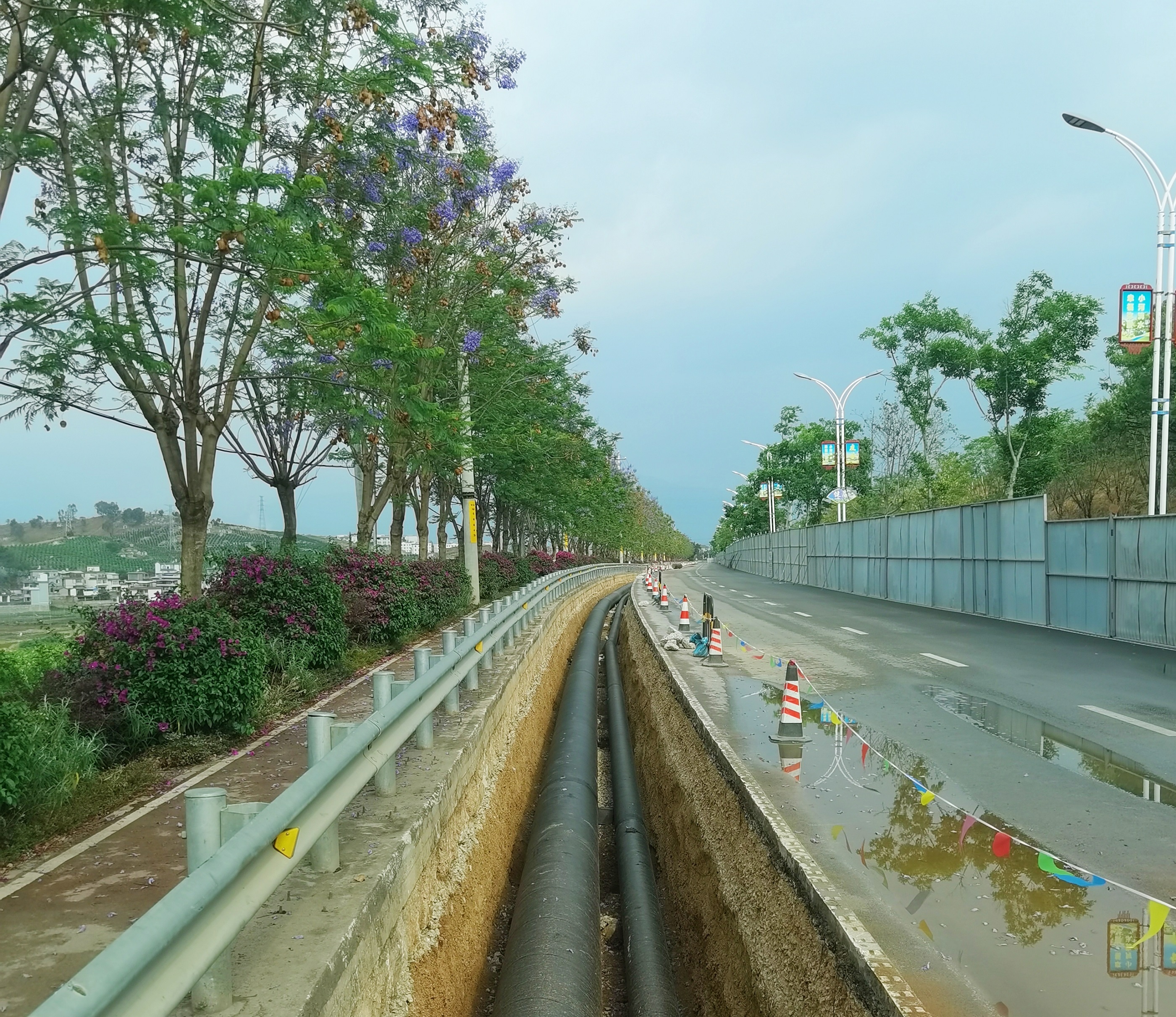 【項目動態(tài)】彌渡縣城鄉(xiāng)供水一體化項目縣城二水廠應(yīng)急供水管網(wǎng)試通水成功